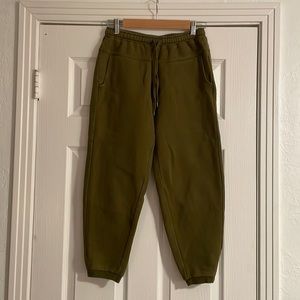 Madewell Sweatpants/Joggers - Size Small - Olive Green Color - Women